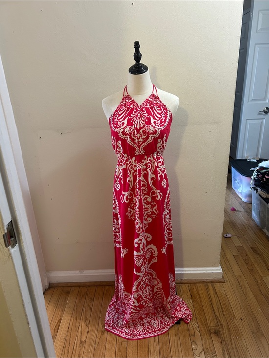 Flying Tomato Dresses & Skirts - Flying Tomato Red Halter Maxi Dress*